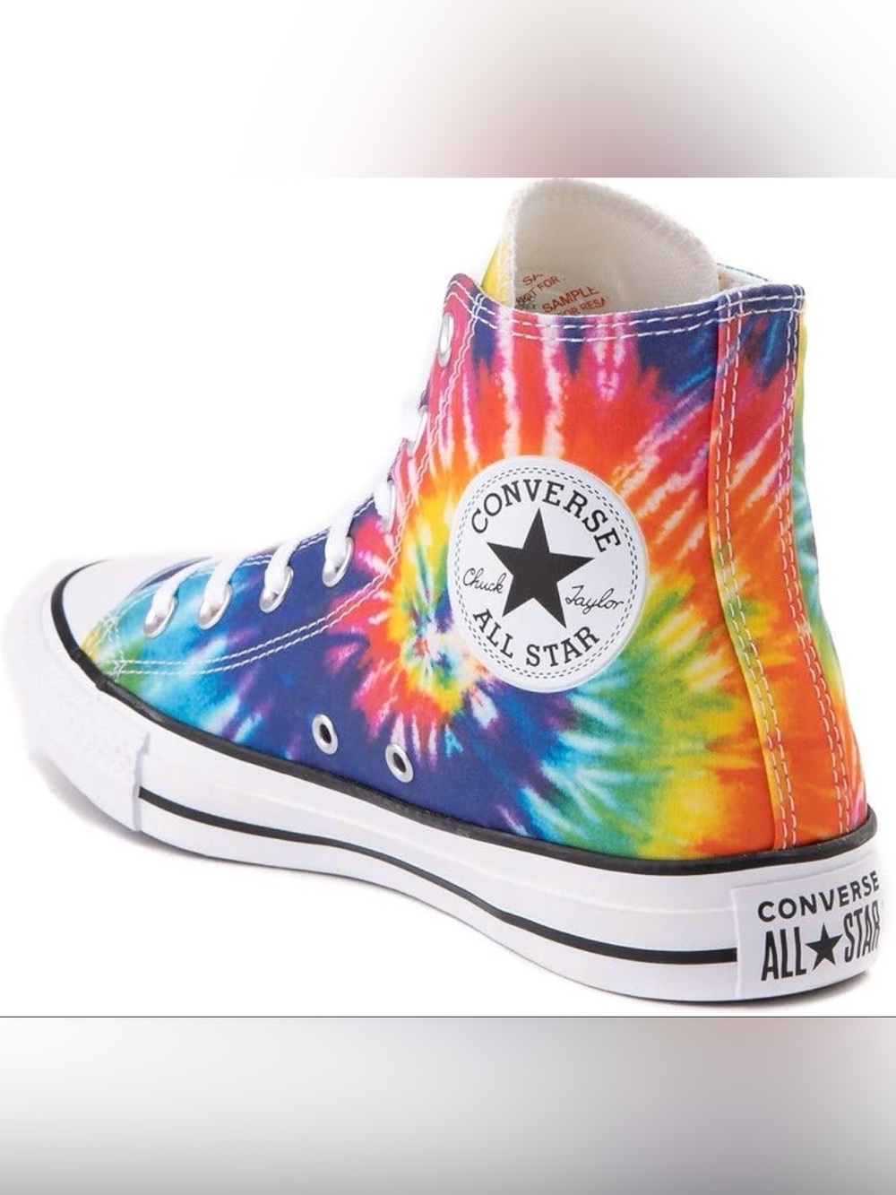 Converse High Top Sneakers - Rainbow Tie-Dye